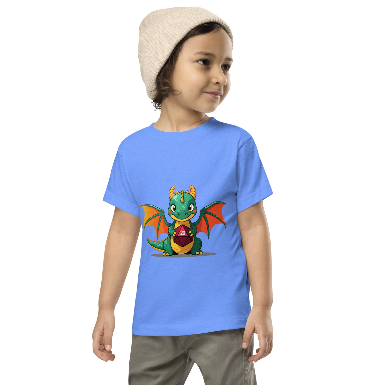Toddler light blue dragon t-shirt